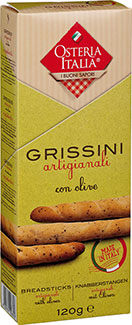 Grissini Artigianali con Olive